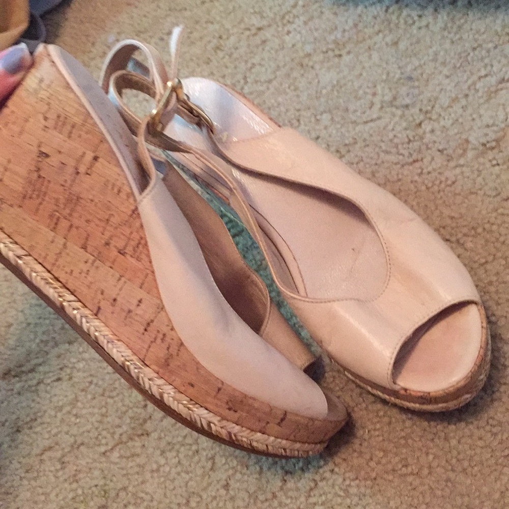 Tan wedges
